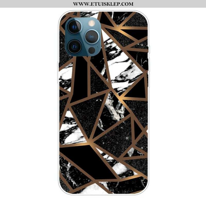 Etui do iPhone 13 Pro Geometria Marmuru